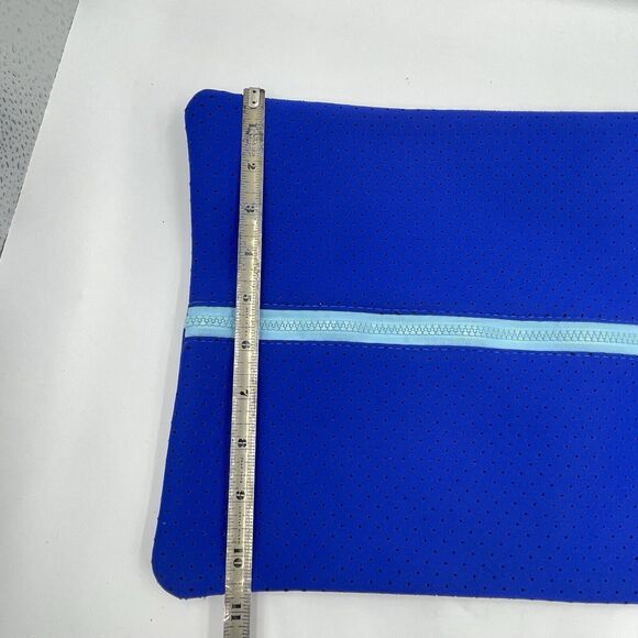 Weight Watchers Women's Zippered Shoe Bag 13"X11" Blue - Picture 11 of 11